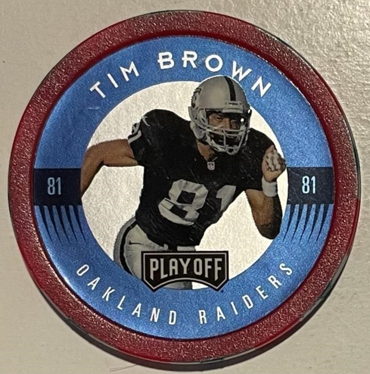 1997 Playoff Chip Tim Brown