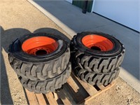 4- Titan HD 2000 II Skid Steer Tires