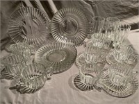 VTG National Clear by Jeannette Glass Dinner Ware