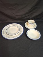 Mariner Blue Stoneware set