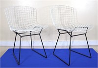 (2) Bertoia Wire Chairs by Knoll