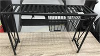 Metal shelf/cabinet organizer w/ basket
