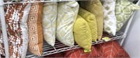 GROUP OF DECORATIVE PILLOWS