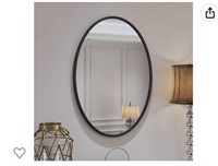 Retails for $109 new Black Oval Bathroom Mirrors