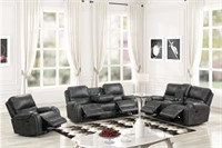 HH711997 TitanCharcoal OVERSIZED 3pc Reclining Set