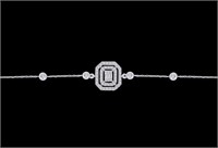.50 Ct Baguette Round Diamond Bracelet 10 Kt