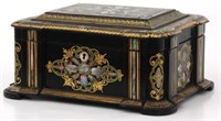 Mother Of Pearl Lacquer Decorated Box