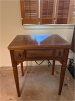 Sewing machine with cabinet untested