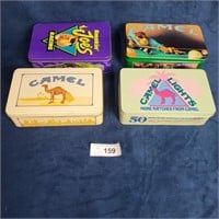 Camel cigarettes 4 match tins w matches