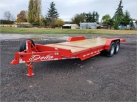 2020 Delta 7'x20' T/A Tilt Deck Trailer