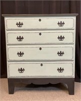 Painted Antique Four Drawer Chest