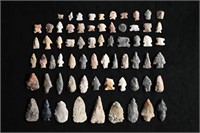 65 Arrowheads Found in Clinton Co. Illinois Longes