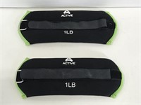 Pair of one pound ankle weights