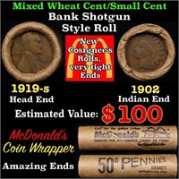 Small Cent Mixed Roll Orig Brandt McDonalds Wrappe