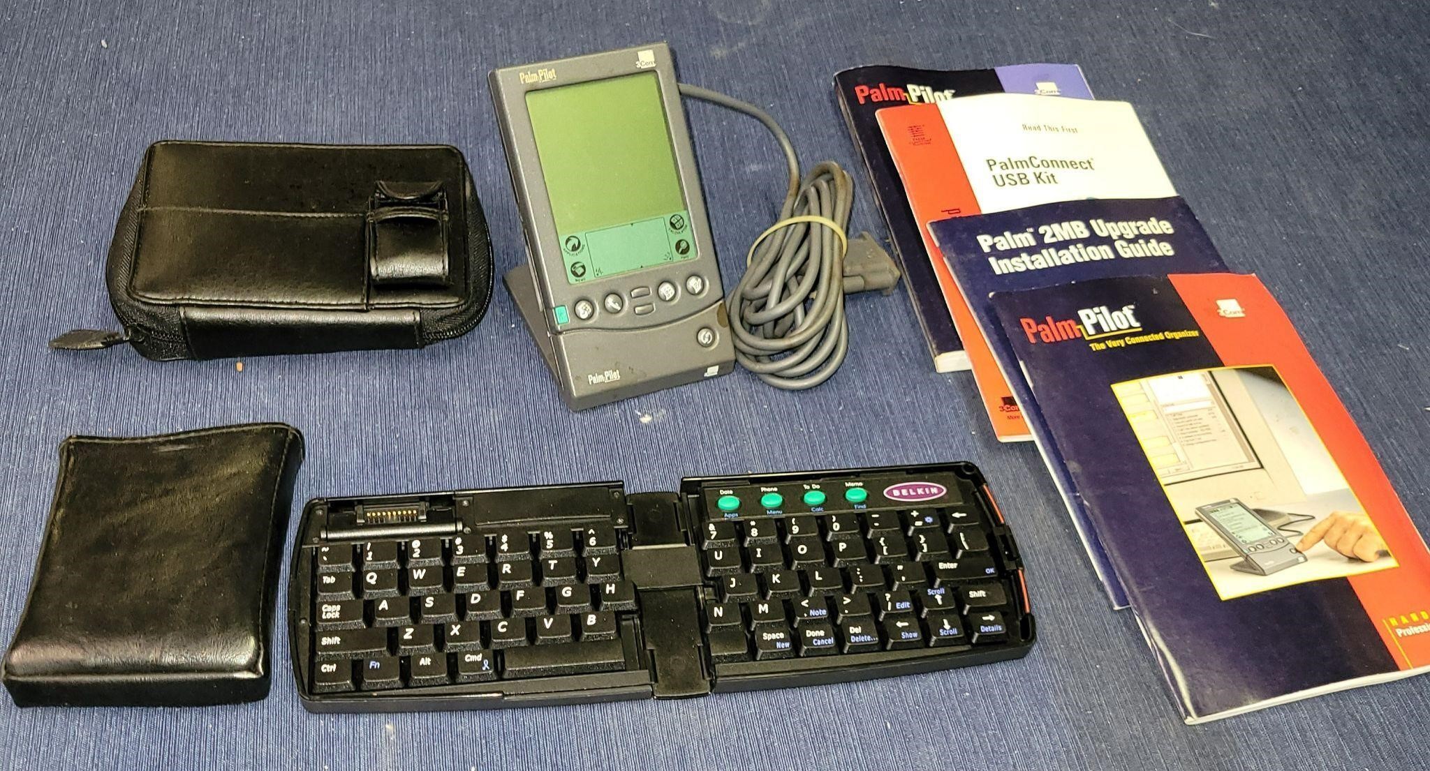 Palm Pilot and Belkin Portable Keyboard