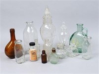 Group of Vintage Bottles and Jars