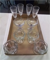 Stem ware and Sundae glasses