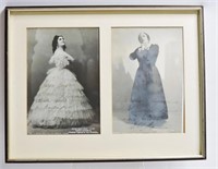 Antique Opera Singers Promo Photos Signed