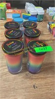6. Ct. Rainbow Sprinkles Candles
