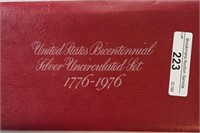 1976 US Bicentennial Silver UNC Set Red envelope