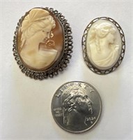 (1) Sterling Genuine Brooch & (1) Other Brooch