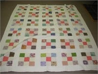 Patchwork Quilt  72x86 inches