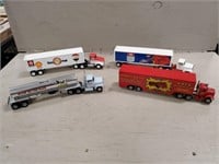 (4) Winross Trucks