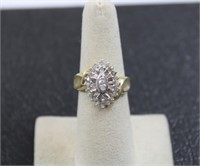10k gold diamond ring