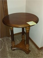 WOODEN END TABLE