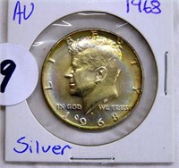 1968 Silver Jfk Half Dollar