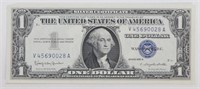 1957-B $1 U.S. Silver Certificate with Cutting