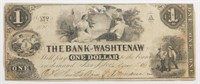1854 Bank of Washtenaw, Michigan "Wildcat