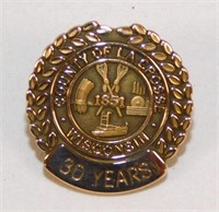 City of La Crosse 30 Year Pin