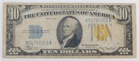 1934-A Emergency Issue $10 Silver Certificate