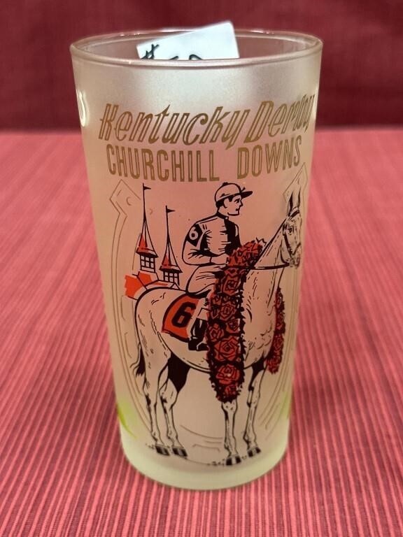 1962 Official Kentucky Derby Mint Julep Glass