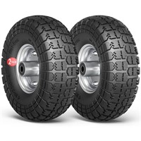 Winisok 4.10/3.50-4 Tire Wheels Flat Free, 10"