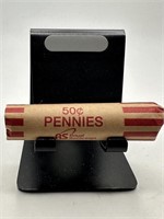 QTY 1 ROLL 50 UNSEARCHED WHEAT PENNIES CENTS