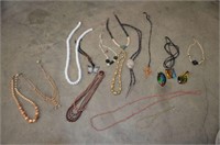 ASSORTMENT OF FASHION NECKLACES AND BOLO TIE