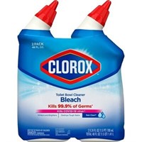 Clorox Toilet Bowl Cleaner with Bleach - Rain Clea
