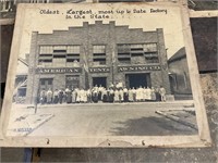 Antique American Tent Advertising signs