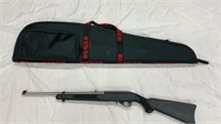 Ruger 10/22 .22cal LR semi-auto with case and