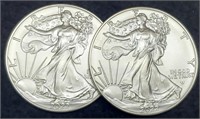 (2) 2022 Silver Eagles