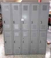 10 door metal locker