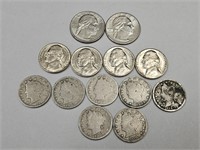 V Nickels Jefferson Nickels & 2 Slly Ride Quarter