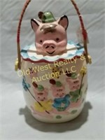 (3) Little Pigs Cookie Jar