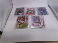 (5) John Elway Broncos Football Cards