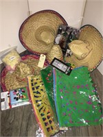 FIESTA PARTY SUPPLIES, SOMBREROS, BANNERS AND MORE