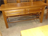Kimball Hickory Sofa Table