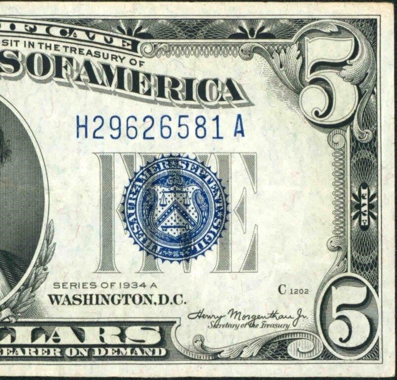 Currency Collector Paper Currency 7/4/24