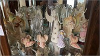 Shelf Lot of Assorted Decorative Angels